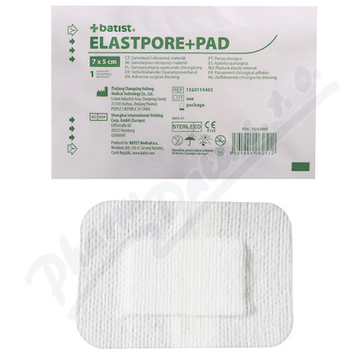 Elastpore+pad Náplast Samolep.sterilní 5x7cm 1ks