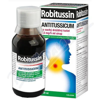 Robitussin Antitussicum na suchý dráždivý kašel sirup 100ml