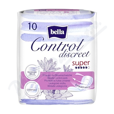 Bella Control discreet urologické vložky super 10ks