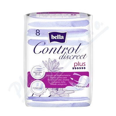 Bella Control discreet urologické vložky plus 8ks