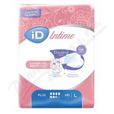 Kalhotky Absorpční Id Pants Intime Large Plus boky 100-145cm,1150ml,prodyšné,10ks