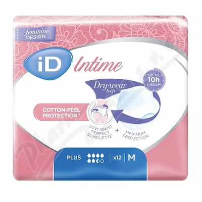 Kalhotky Absorpční Id Pants Intime Medium Plus boky 80-120cm,1150ml,prodyšné,12ks