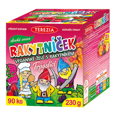 Rakytníček Veganské želé Divoké Ovoce 90ks