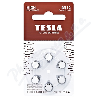 Tesla Batteries A312 Hearing Aid (pr41) 6ks