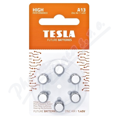 Tesla Batteries A13 Hearing Aid (pr48) 6ks