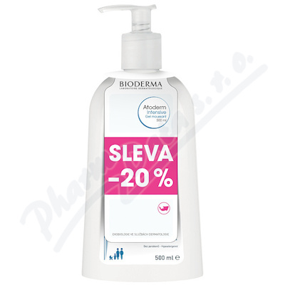 Bioderma Atoderm Intensive Gel Moussant 500ml Akce