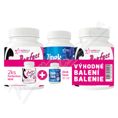 Perfect Hair New Methio.500mg Tbl.200+zinek Tbl.30