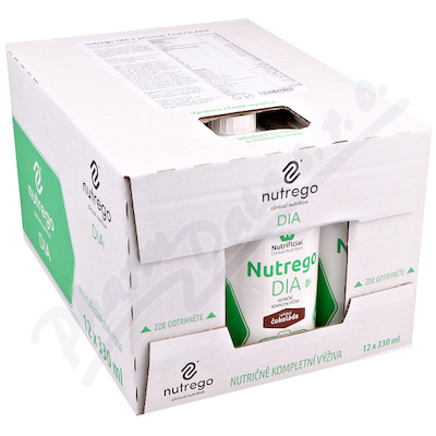 Nutrego Dia S příchutí čokoláda perorální roztok 12x330ml