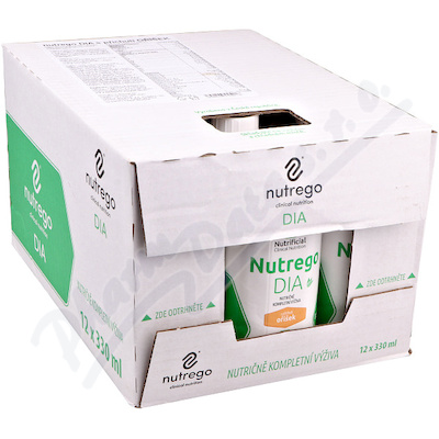 Nutrego Dia S příchutí oříšek perorální roztok 12x330ml