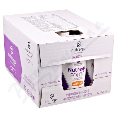 Nutrego Forte S příchutí cappuccino perorální roztok 12x330ml