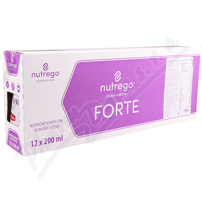 Nutrego Forte S příchutí lesní jahoda perorální roztok 12x200ml