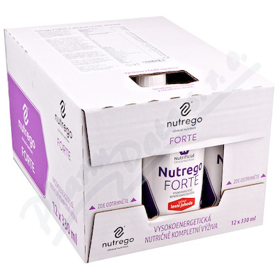 Nutrego Forte S příchutí lesní jahoda perorální roztok 12x330ml