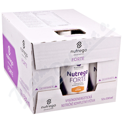Nutrego Forte S příchutí oříšek perorální roztok 12x330ml