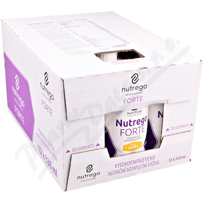 Nutrego Forte S příchutí vanilka perorální roztok 12x330ml