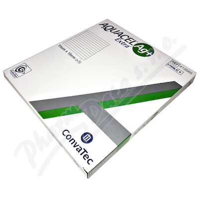 Aquacel Ag+ Extra 15x15 cm, krytí s technologií hydrofiber se stříbrem