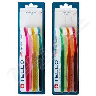 Tello 4480 Ultrasoft zubní kartáček 3 ks