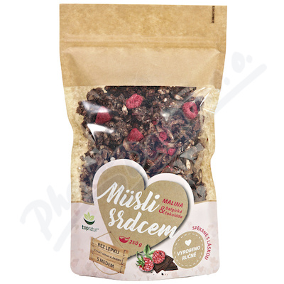 Müsli Srdcem Malina&belg.čokoláda 250g Topnatur