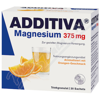 Additiva Magnesium 375 mg nápoj pomeranč 20 sáčků