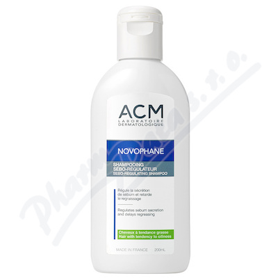 Acm Novophane šampon Regulující Tvorbu Mazu 200ml