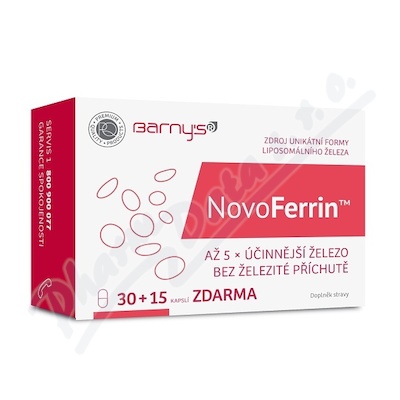 Barnys Novoferrin Cps.30+15 Zdarma