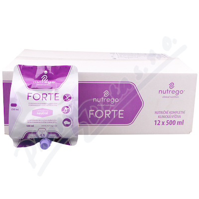 Nutrego Forte S Příchutí Neutral perorální roztok 12x500ml