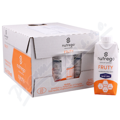 Nutrego Fruty S příchutí černý rybíz perorální roztok 12x330ml