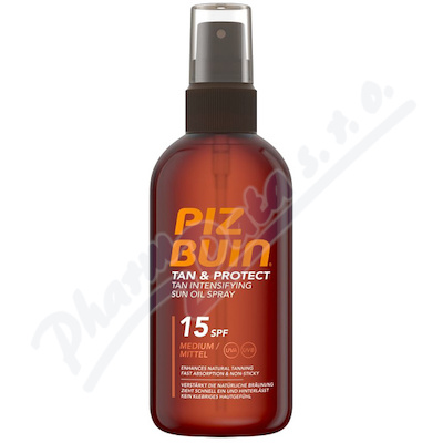 Piz Buin Tan+protect Oil Spray Spf15 150ml