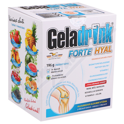 Geladrink Forte Hyal Nápoj 7 Příchutí 14x14g