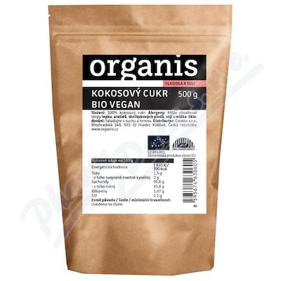 Organis Kokosový Cukr Bio 500g