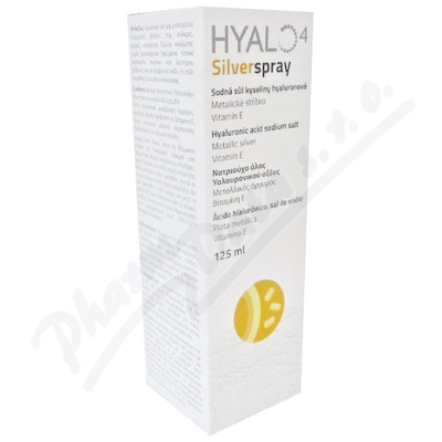 Hyalo4 Silver Spray 125 Ml suspenzní sprej s kyselinou hyaluronovou