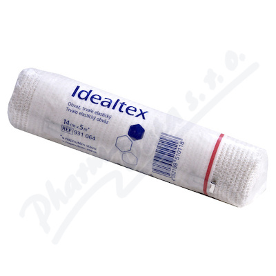 Obinadlo Elastické Idealtex 14cmx5m,v napnutém stavu,dlouhý tah,1ks