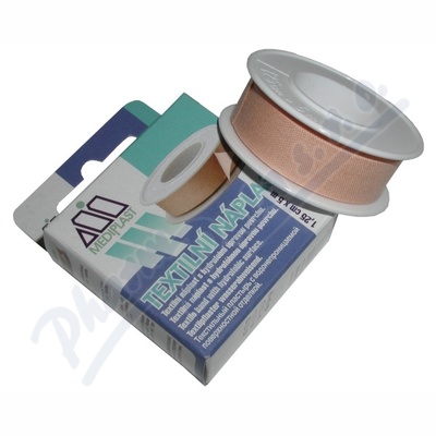 Náplast Mediplast 1.25cmx5m Tkaná 1111 Cívková