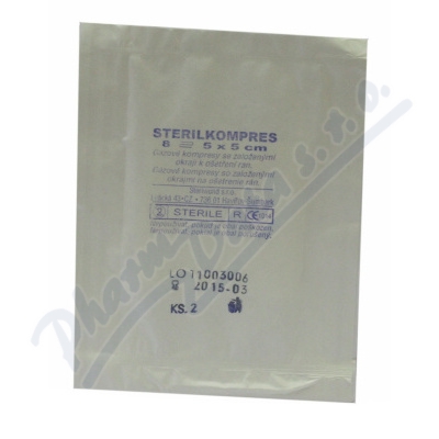 Gáza Hydr.kompr.ster.5x5cm/2ks Steriwund