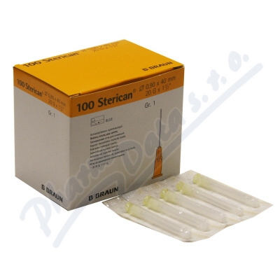Inj.jehla Sterican 20g/0.9x40mm žlutá Ster.100ks
