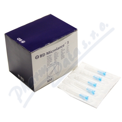Bd Microlance Inj. Jehla 23g 0.60x25 Modrá 100ks