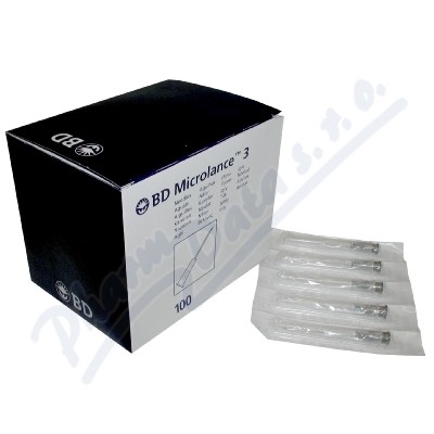 Bd Microlance Inj. Jehla 22g 0.70x40 černá 1 ks