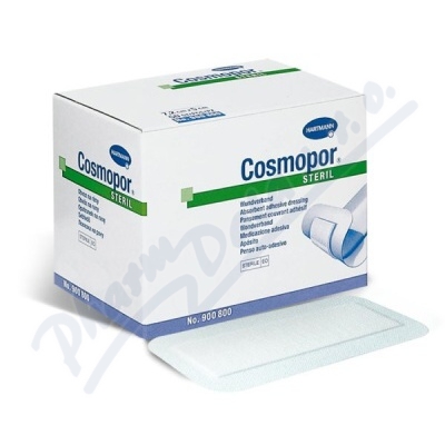Náplast Hypoalergenní Cosmopor Sterilní 7,2x5cm,s polštářkem,s hydrofóbní mikrosíťkou,10ks