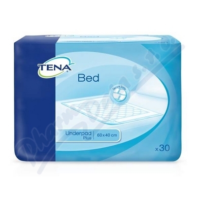 Tena Bed Plus Secure Zone 60x40 podložky absorpční, 60x40cm,800ml,30ks