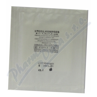 Gáza Hydr.kompr.ster.7.5x7.5cm 2ks Steriwund