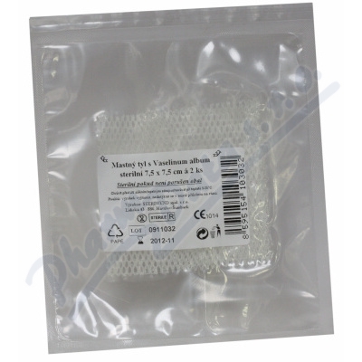 Mastný Tyl S Vaselinum Album 7,5x7,5cm,2ks