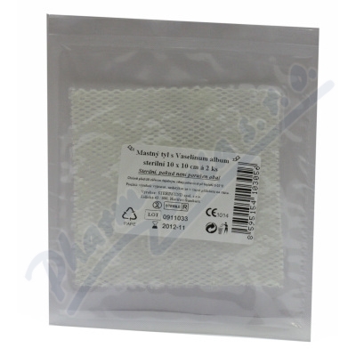 Mastný Tyl S Vaselinum Album 10x10cm,2ks