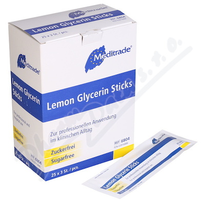 Vatové Tyčinky S Glycerinem Lemon-swab 15cm/75ks