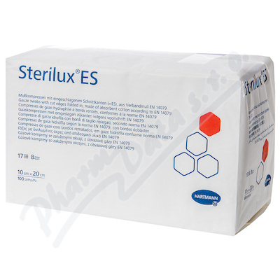 Gáza Kompr.nest.sterilux Es 10x20cm/100ks 17vl8vrs