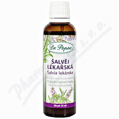 Dr.popov Kapky Bylinné šalvěj Lékařská 50ml