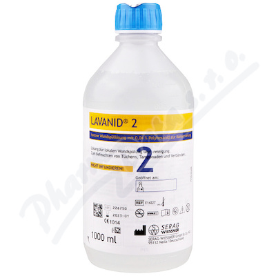 Lavanid 2 Ringerův Roztok S 0,04% Polyhexanidu 1x1000ml