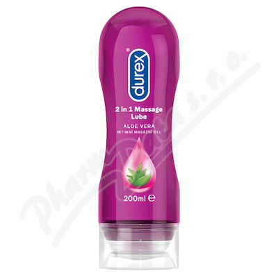 Durex Intimní Masážní Gel 2v1 S Aloe Vera 200ml