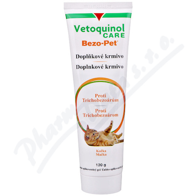 Vetoquinol Bezo-pet gel proti trichobezoárům pro kočky 120 g