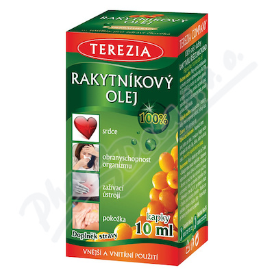 Terezia Rakytníkový Olej 100% Kapky 10ml