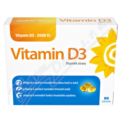 Pamex Vitamin D3 2000iu Tobolek 60