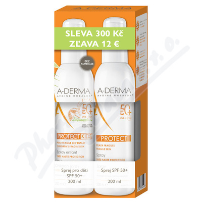 A-derma Prot.sprej Spf50+200ml+pr.sp.dětispf50+200ml